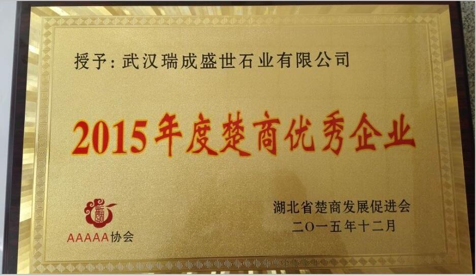 2015年度楚商優(yōu)秀企業(yè)獎(jiǎng)